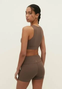 Stradivarius V-Neck - Débardeur - Brown -Next Soldes 4a4a8cf1dc6f43ebba3649045f750248