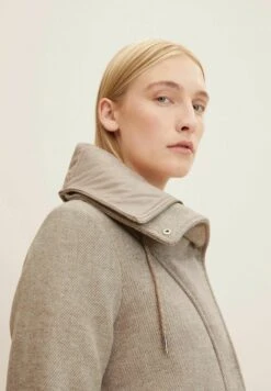 Tom Tailor Manteau Classique - Offwhite Beige Twill Structure -Next Soldes 4a86c5a4a08640d59d32afc8685f7dea
