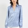 À Manches Longues - Chemisier - Bleu Clair