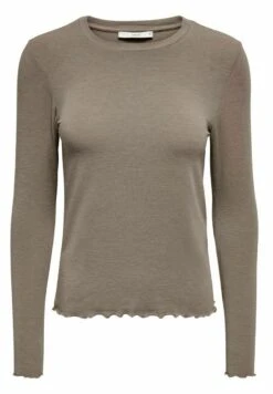 ONLY Mit Langen Ärmeln - T-Shirt À Manches Longues - Walnut