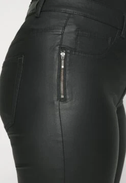 ONLY CARMAKOMA Carblush Zip Coat Pant Plus Size - Pantalon Classique - Black -Next Soldes 4afa3359f6594edeb2c77a83d69a1b8e