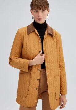 Quilted - Manteau Court - Camel