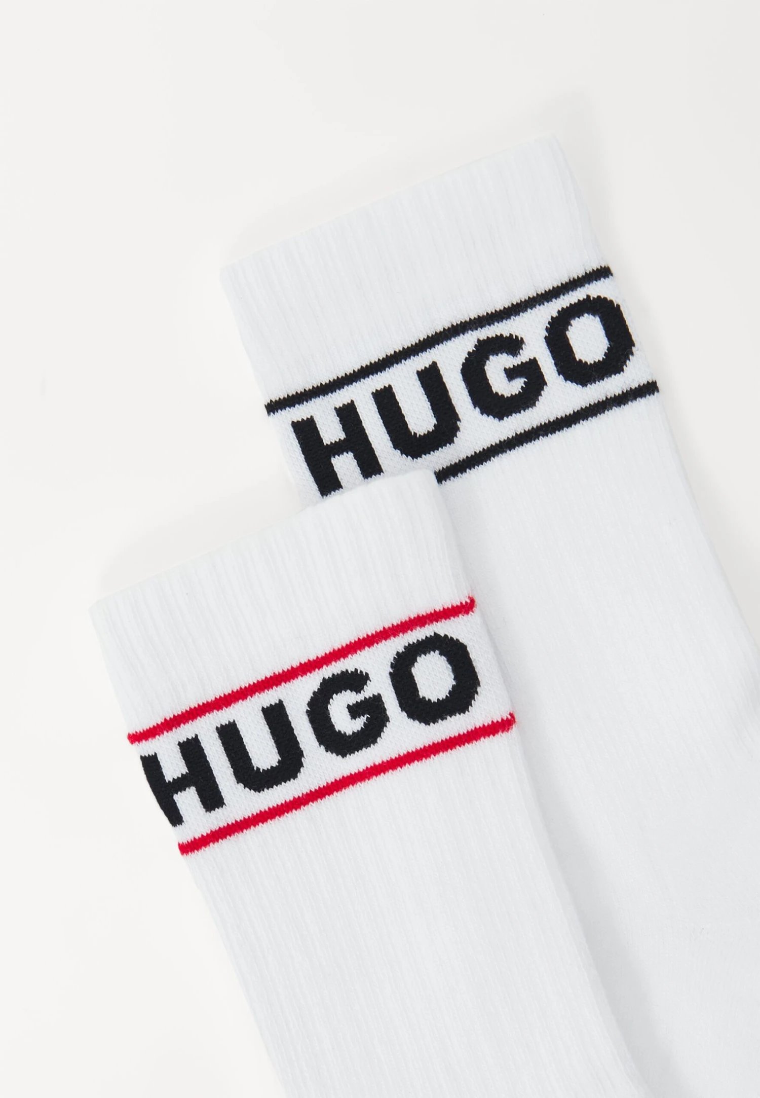 Hugo Logo 2 Pack - Chaussettes - White 4 Hugo Logo 2 Pack - Chaussettes - White – Image 2