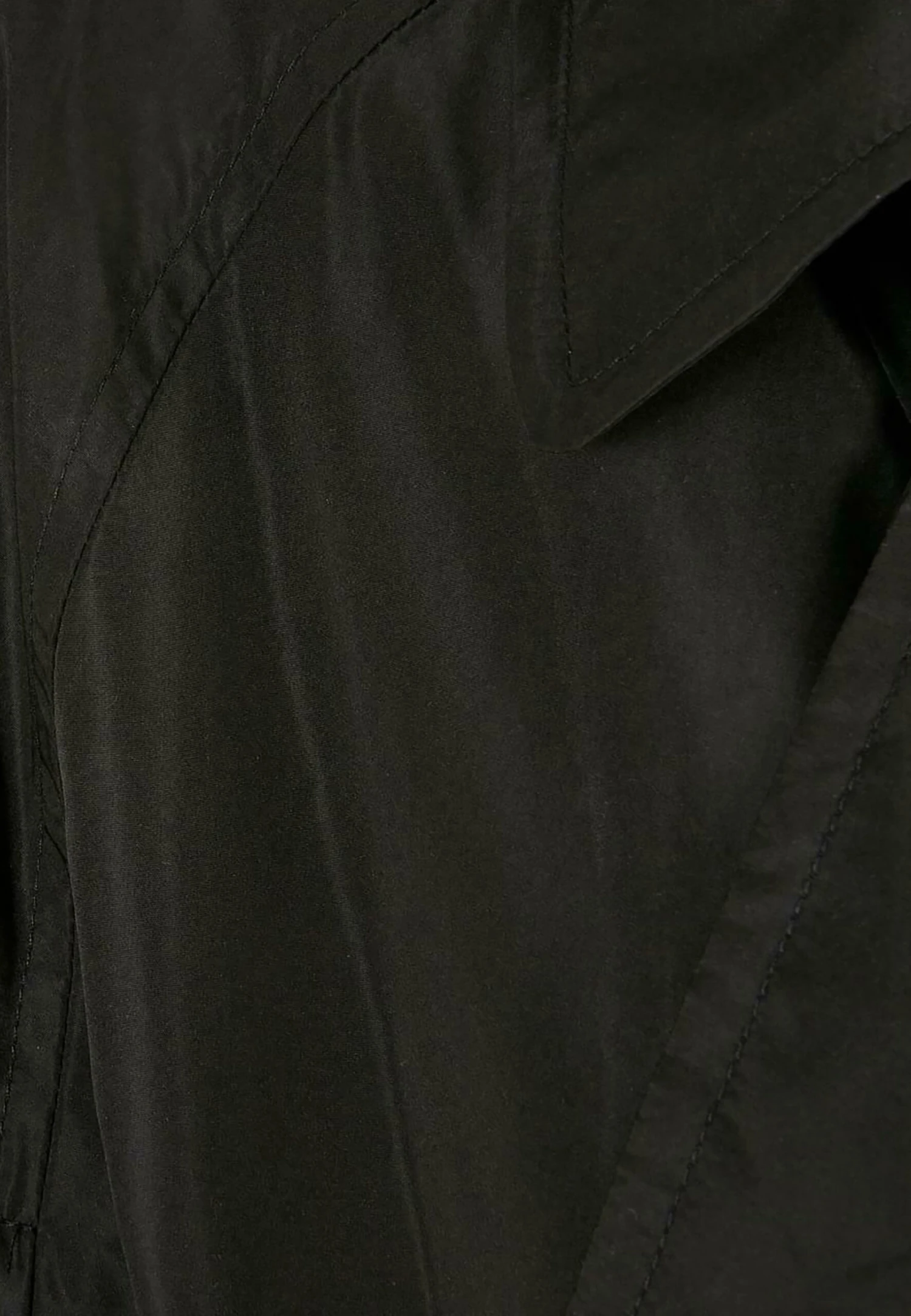 URBAN CLASSICS Crinkle Minimal - Trench - Black 9 URBAN CLASSICS Crinkle Minimal - Trench - Black – Image 7