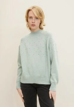 TOM TAILOR Denim Pullover - Soft Greyish Green