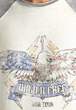 BDG Urban Outfitters Burnout Eagle Tee - T-Shirt À Manches Longues - Grey 13 BDG Urban Outfitters Burnout Eagle Tee - T-Shirt À Manches Longues - Grey -Next Soldes 4c2e78b7fb8247b882a25135525afadf