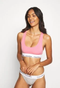 CALVIN KLEIN UNDERWEAR Unlined Bralette - Brassière - Rosey Dream