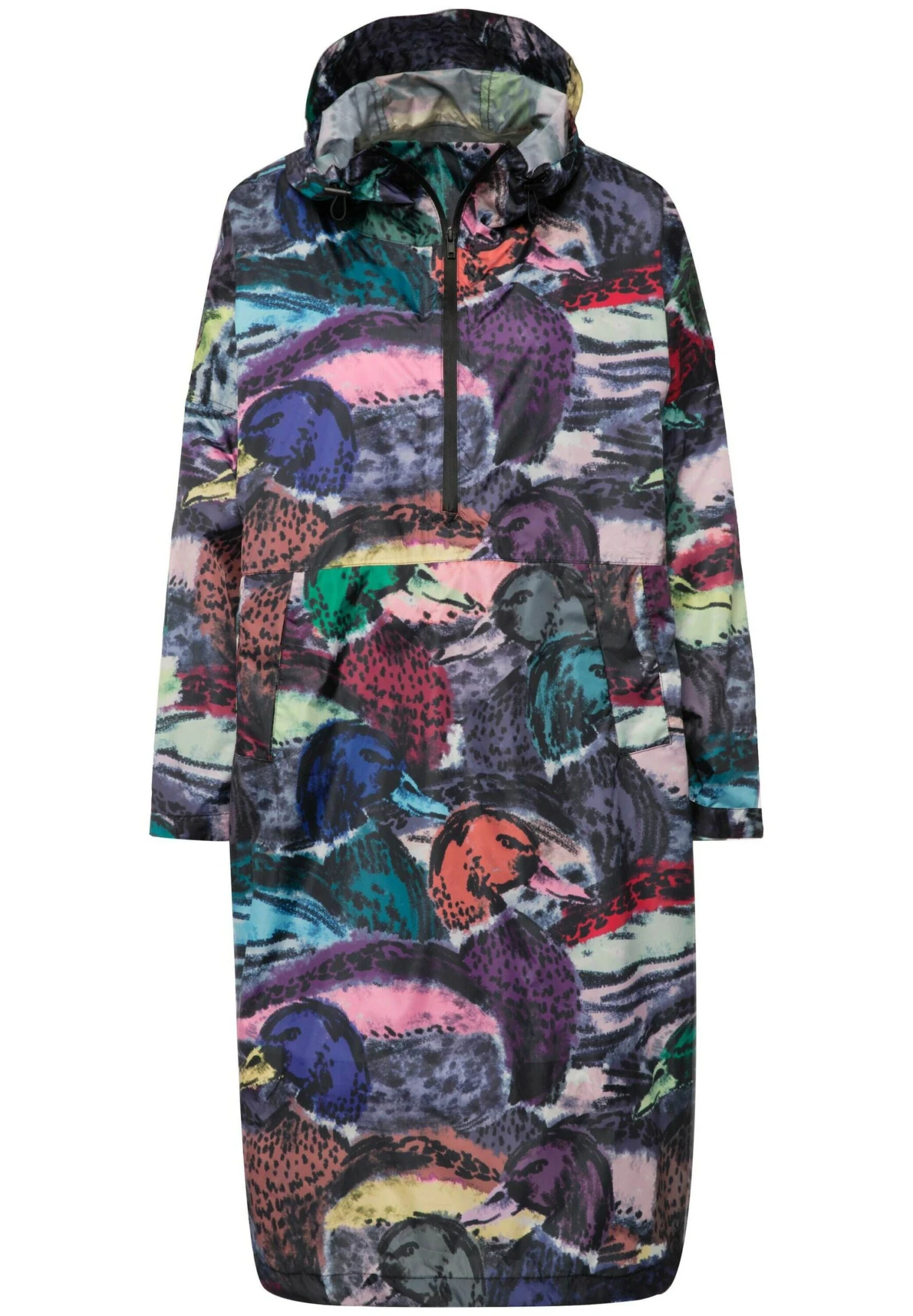 Regencape Unisex 3X-Funktion Print Kapuze Zipper Langarm - Manteau Court - Marine 8 Regencape Unisex 3X-Funktion Print Kapuze Zipper Langarm - Manteau Court - Marine – Image 6