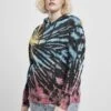 URBAN CLASSICS Ladies Tie Dye Hoody - Sweat À Capuche - Black