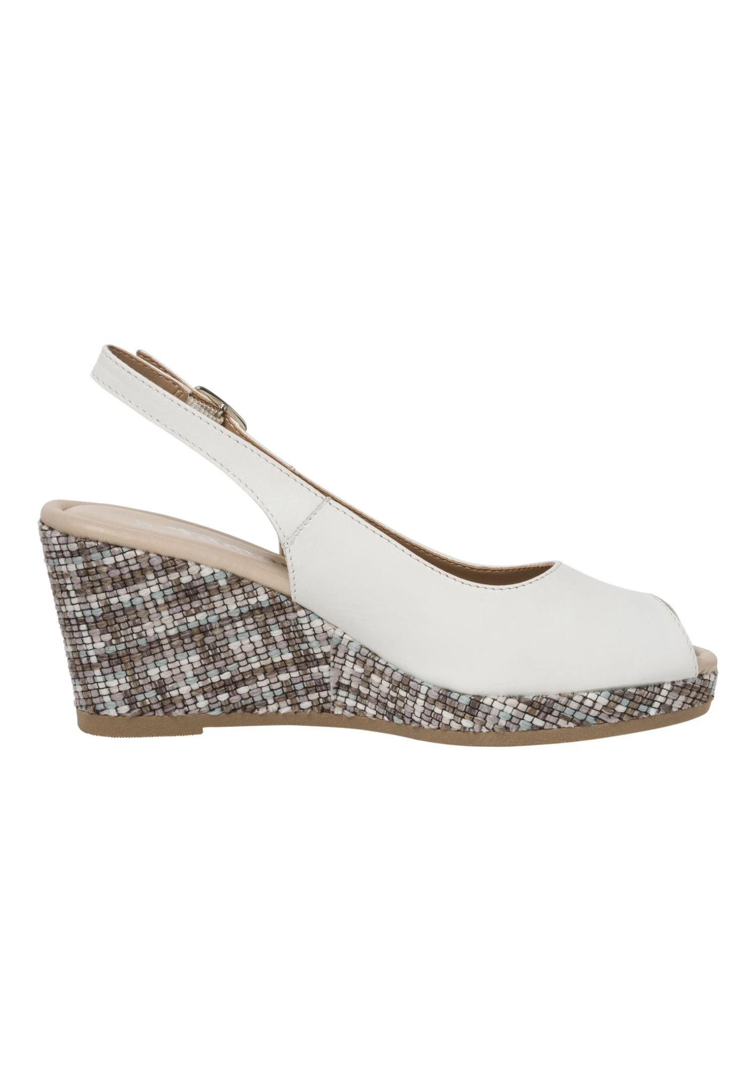 Tamaris Escarpins Compensés - White Leather 8 Tamaris Escarpins Compensés - White Leather – Image 6