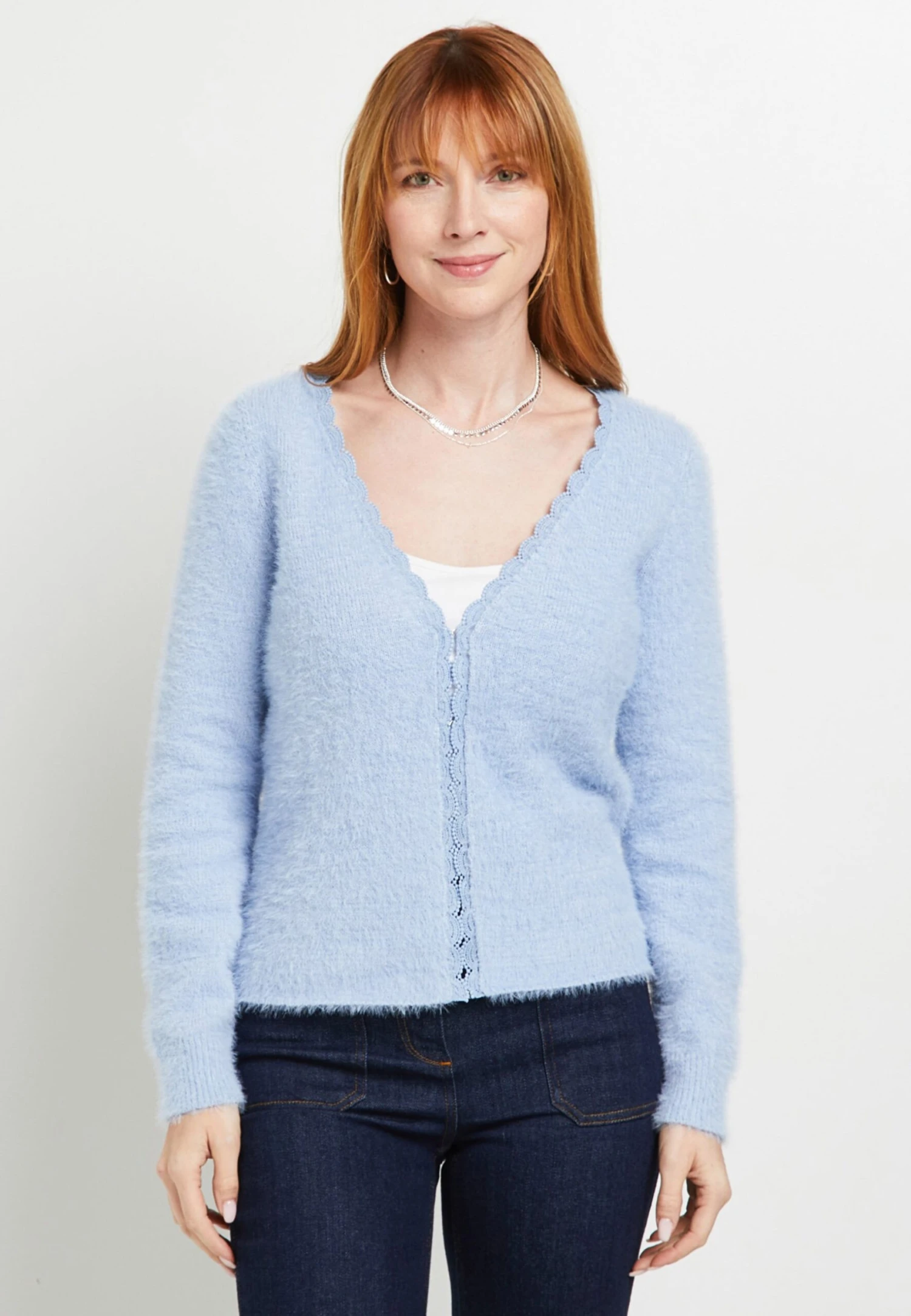 Gilet En Douce Fantaisie - Gilet - Bleu Clair 3 Gilet En Douce Fantaisie - Gilet - Bleu Clair