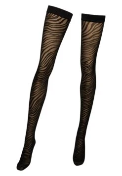 Wolford Zebra Stay-Up - Bas - Black -Next Soldes 4e232147c0e04b389abcece5501b9e73