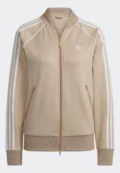 Adidas Originals Superstar Tracktop - Blouson Bomber - Beige -Next Soldes 4f0efcf28b77436d91522e4dd919bb1a