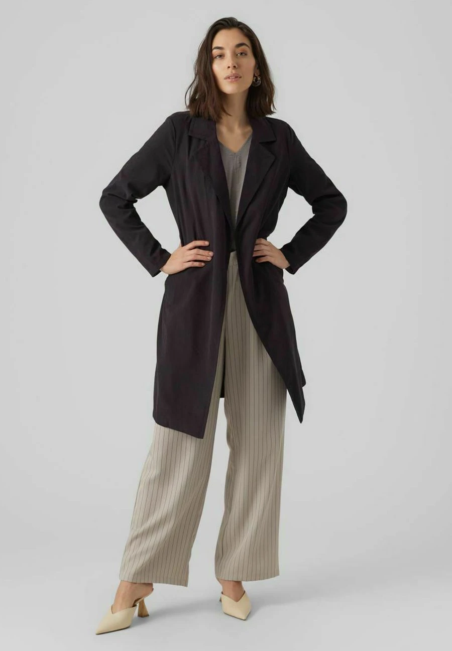 Vero Moda Mantel - Trench - Black 4 Vero Moda Mantel - Trench - Black – Image 2