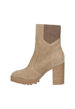 Bottines À Talons Hauts - Beige
