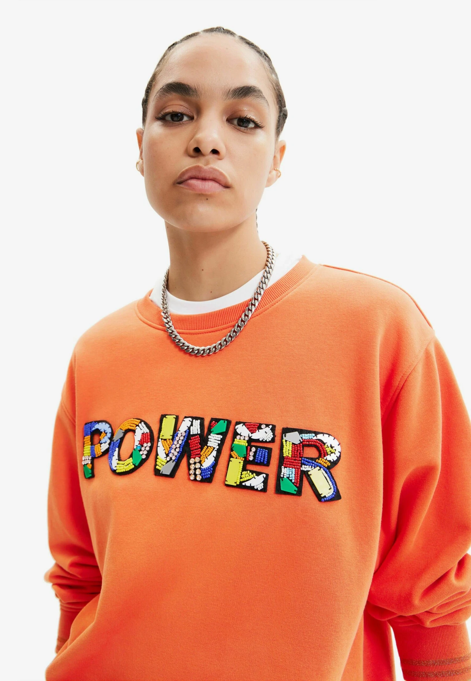 Desigual Power Patch - Sweatshirt - Red 6 Desigual Power Patch - Sweatshirt - Red – Image 4