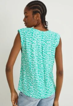 Blouse - Green Cremewhite 13 Blouse - Green Cremewhite -Next Soldes 50e842b0fb2a46b79fb838e462a9a2a8