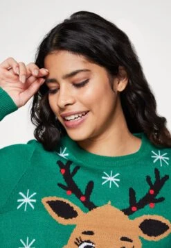 ONLY Onlxmas Rudolphia - Pullover - Lush Meadow -Next Soldes 512438e7b7a743ca9872b5f75f3712cf