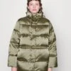 Calvin Klein Shine Puffer Down Coat - Doudoune - New Basil
