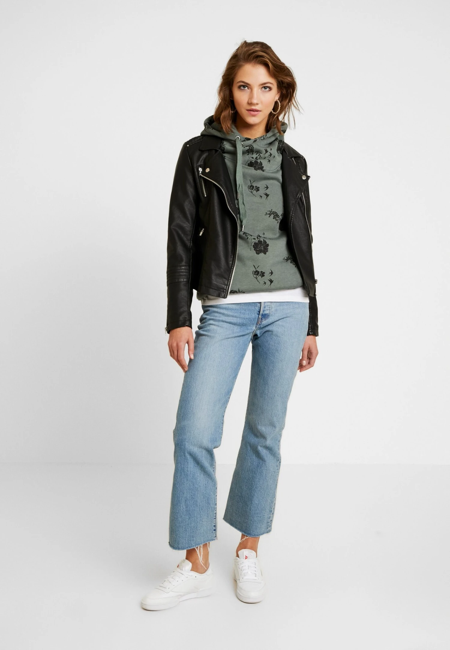 ONLY Onljalene Dot Hood - Sweat À Capuche - Balsam Green 4 ONLY Onljalene Dot Hood - Sweat À Capuche - Balsam Green – Image 2