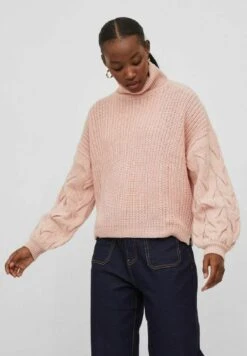 Vila Rollkragen - Pullover - Misty Rose