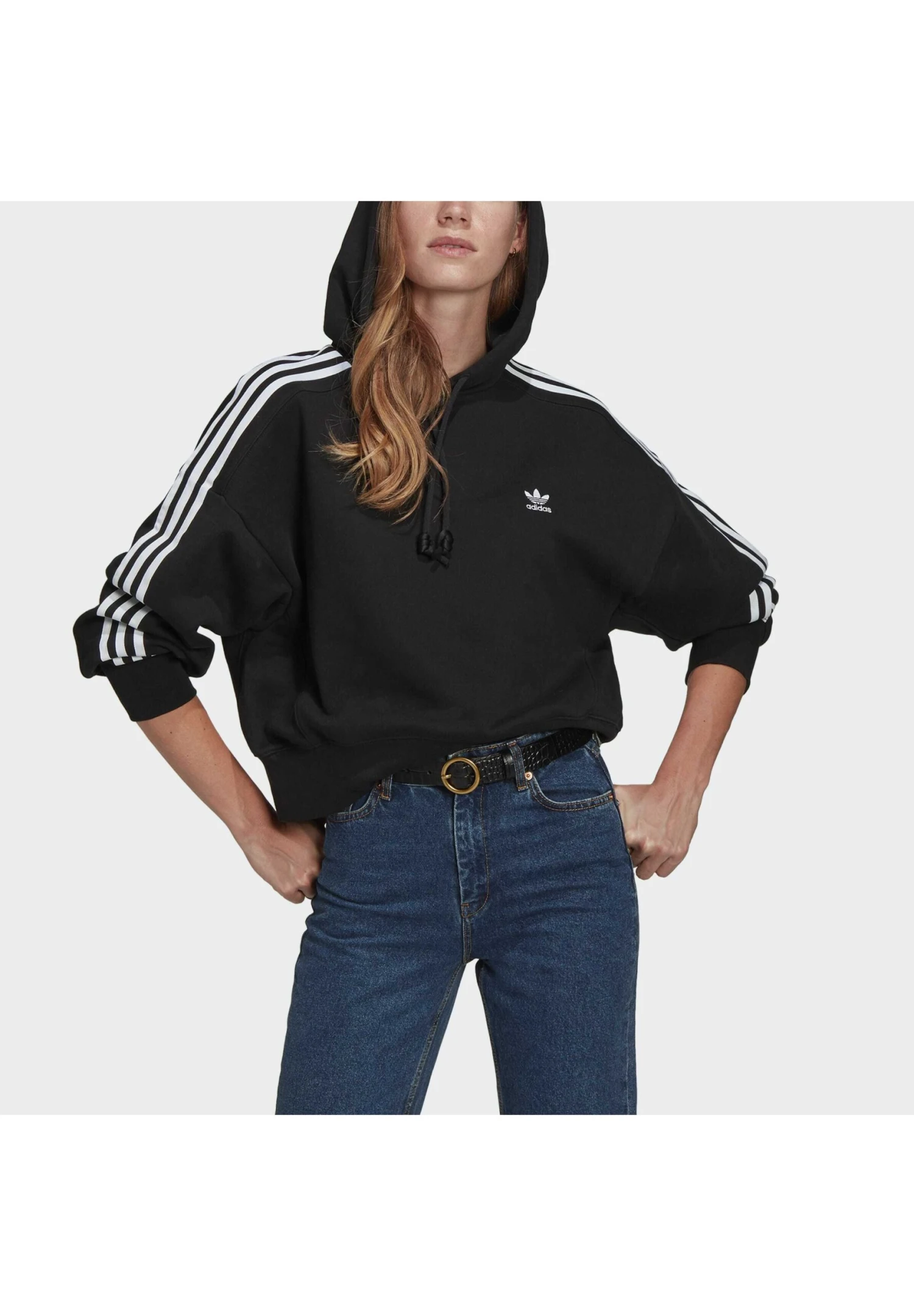 Adidas Originals Originals Adicolor Sweatshirt Hoodie Loose - Sweat À Capuche - Black 6 Adidas Originals Originals Adicolor Sweatshirt Hoodie Loose - Sweat À Capuche - Black – Image 4