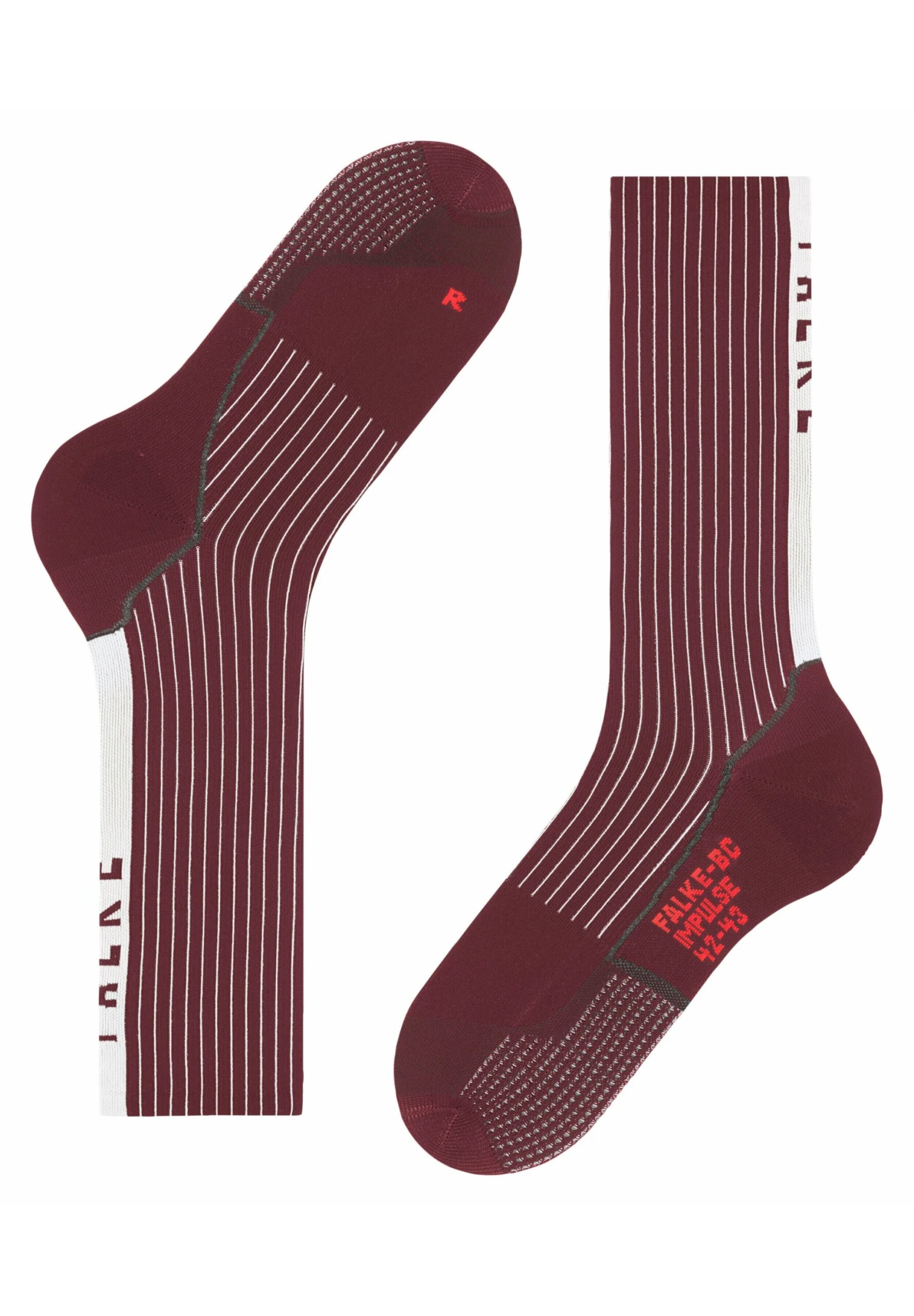 Falke Bc Impulse Biking - Chaussettes De Sport - Merlot 6 Falke Bc Impulse Biking - Chaussettes De Sport - Merlot – Image 4