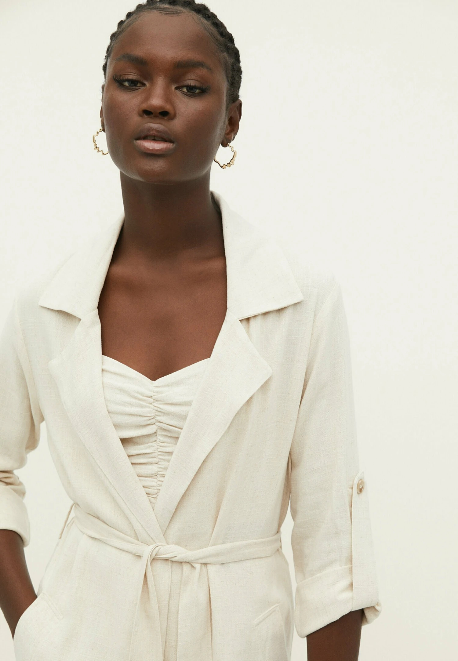 Stradivarius Rustic - Trench - Stone 6 Stradivarius Rustic - Trench - Stone – Image 4