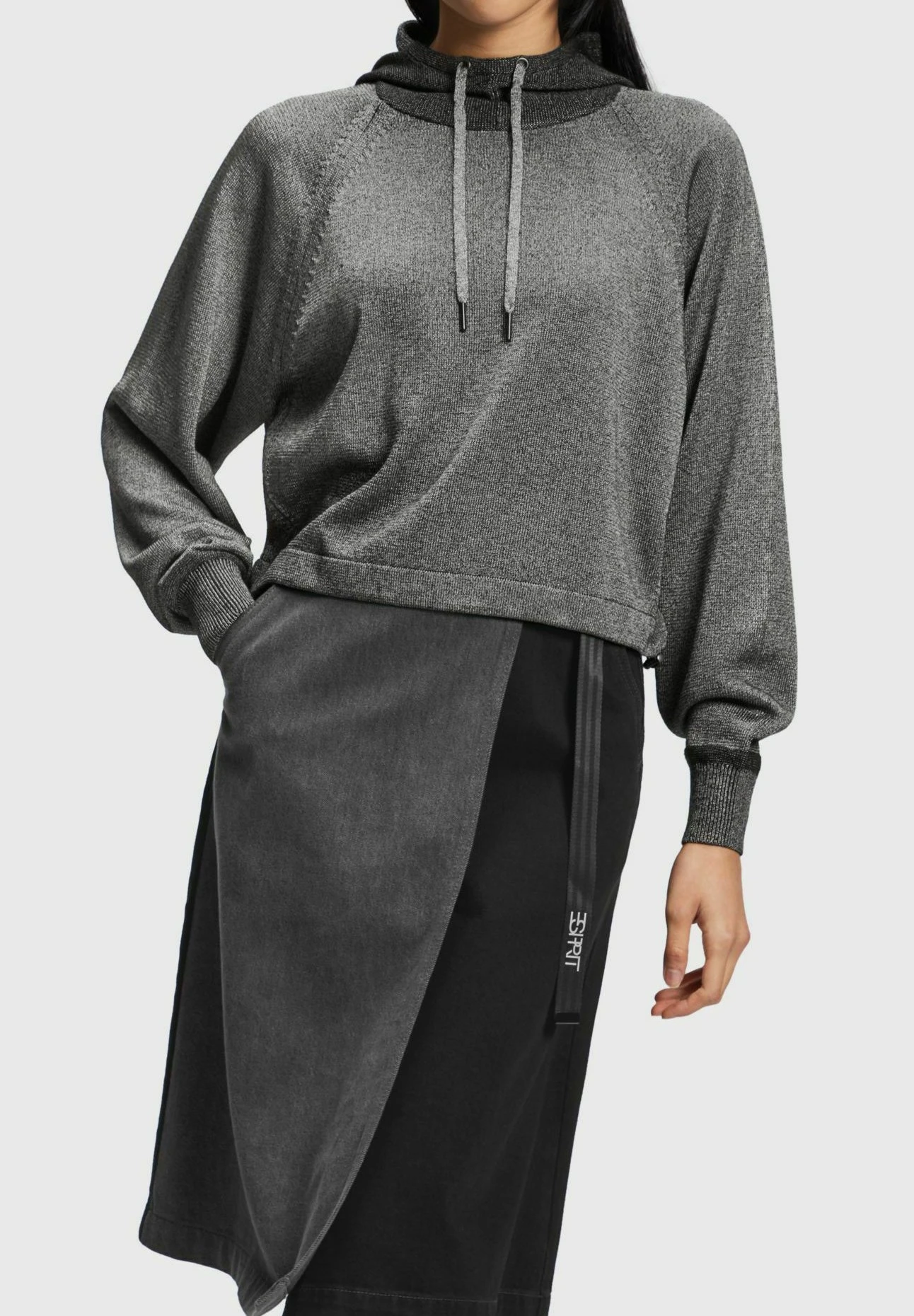 ESPRIT Mit Tunnelzug - Sweat À Capuche - Gunmetal 3 ESPRIT Mit Tunnelzug - Sweat À Capuche - Gunmetal