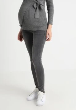 Mamalicious Mllola - Jeans Skinny - Grey Denim