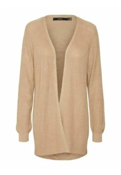 Vero Moda Offener Longline - Gilet - Tigers Eye