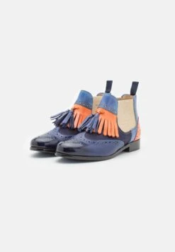 MELVIN & HAMILTON Selina 5 - Bottines À Plateau - Dark Navy/Mild Orange/Mock Navvy/Beige/Electric Blue 10 MELVIN & HAMILTON Selina 5 - Bottines À Plateau - Dark Navy/Mild Orange/Mock Navvy/Beige/Electric Blue -Next Soldes 54f2551ec53145e08a7f2a1bc95ff6bf