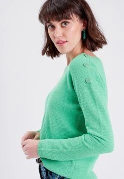 Mit Knöpfen - Pullover - Vert Fluo 10 Mit Knöpfen - Pullover - Vert Fluo -Next Soldes 54fa51783c3e472fa806aee15251158c