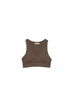 Stradivarius V-Neck - Débardeur - Brown -Next Soldes 555a110c62674f17b1affc32b2529898