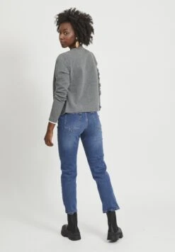 Vila Vinaja New - Veste Légère - Medium Grey Melange -Next Soldes 555aef58f5e446faa5bde2f8503bff90