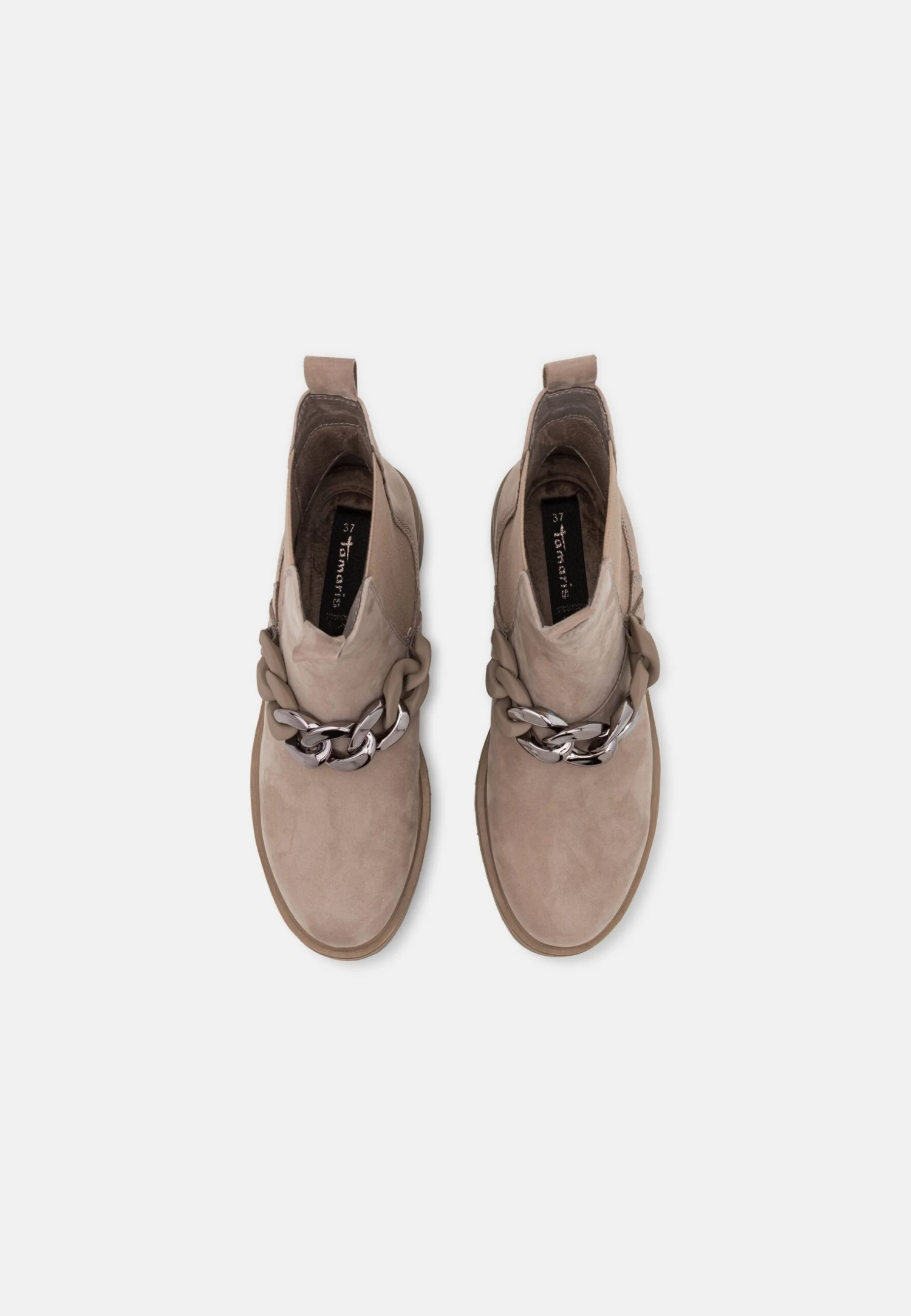 Tamaris Bottines À Plateau - Taupe 8 Tamaris Bottines À Plateau - Taupe – Image 6