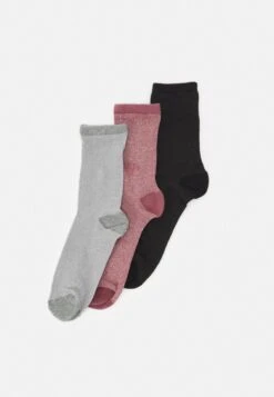 Becksöndergaard Dina Solid Mix 3 Pack - Chaussettes - Black/Grey/Mauve