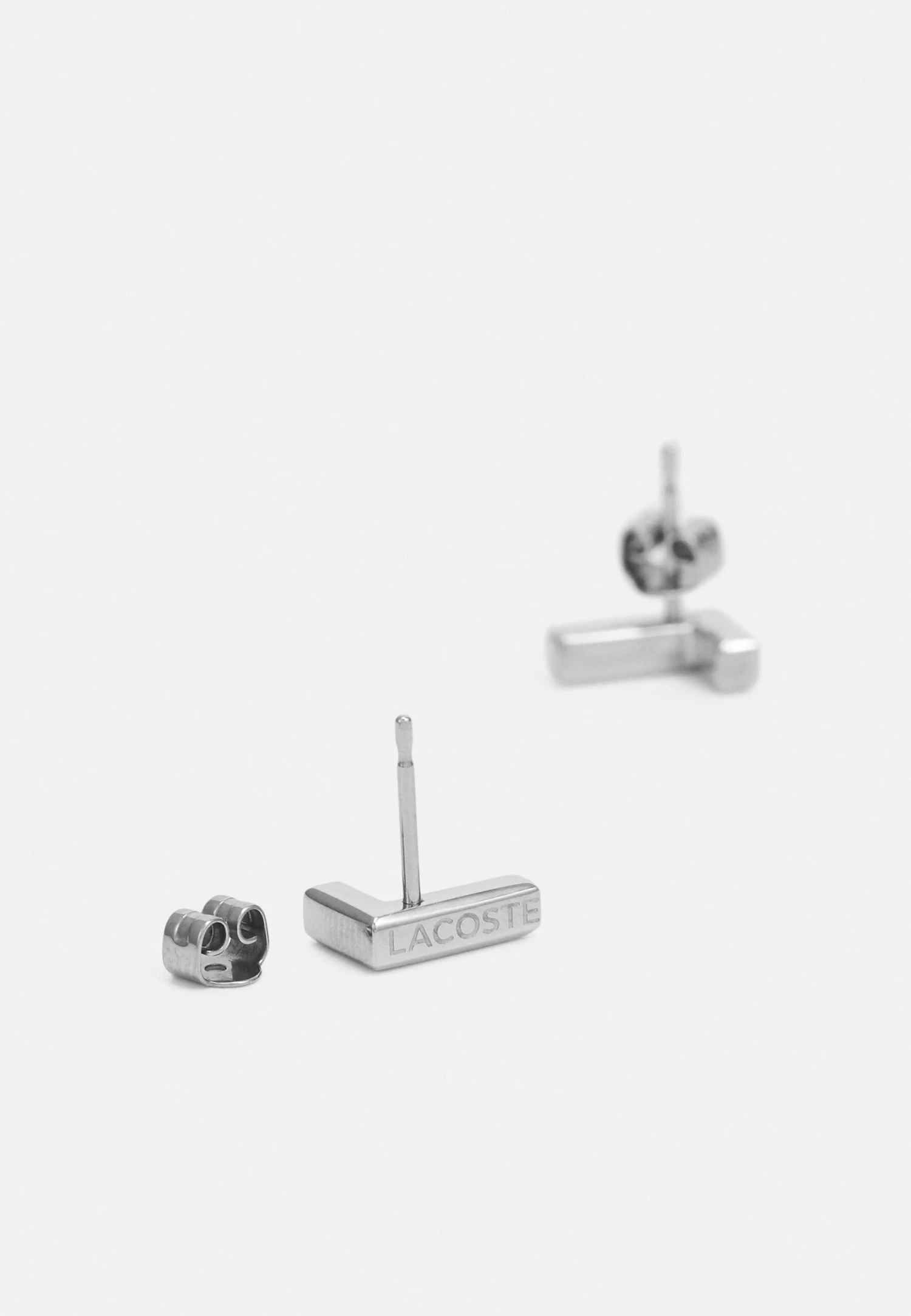 Lacoste Earstuds - Boucles D'Oreilles - Silver-Coloured 4 Lacoste Earstuds - Boucles D'Oreilles - Silver-Coloured – Image 2