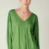 Ultrafine V-Neck - Pullover - Grün Garment Dyed Leaf Green 1 Ultrafine V-Neck - Pullover - Grün Garment Dyed Leaf Green -Next Soldes 566e3c6bff3f44ddb6f7cf0fb4533082