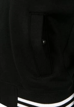 URBAN CLASSICS Ladies Inset College Jacket - Sweat Zippé - Black/White -Next Soldes 5672a387c1b74780957630d21b606446