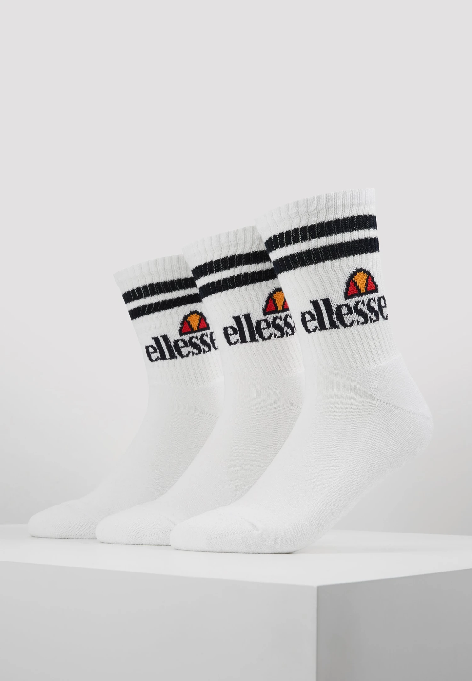 Ellesse 3 Pack - Chaussettes - White 3 Ellesse 3 Pack - Chaussettes - White