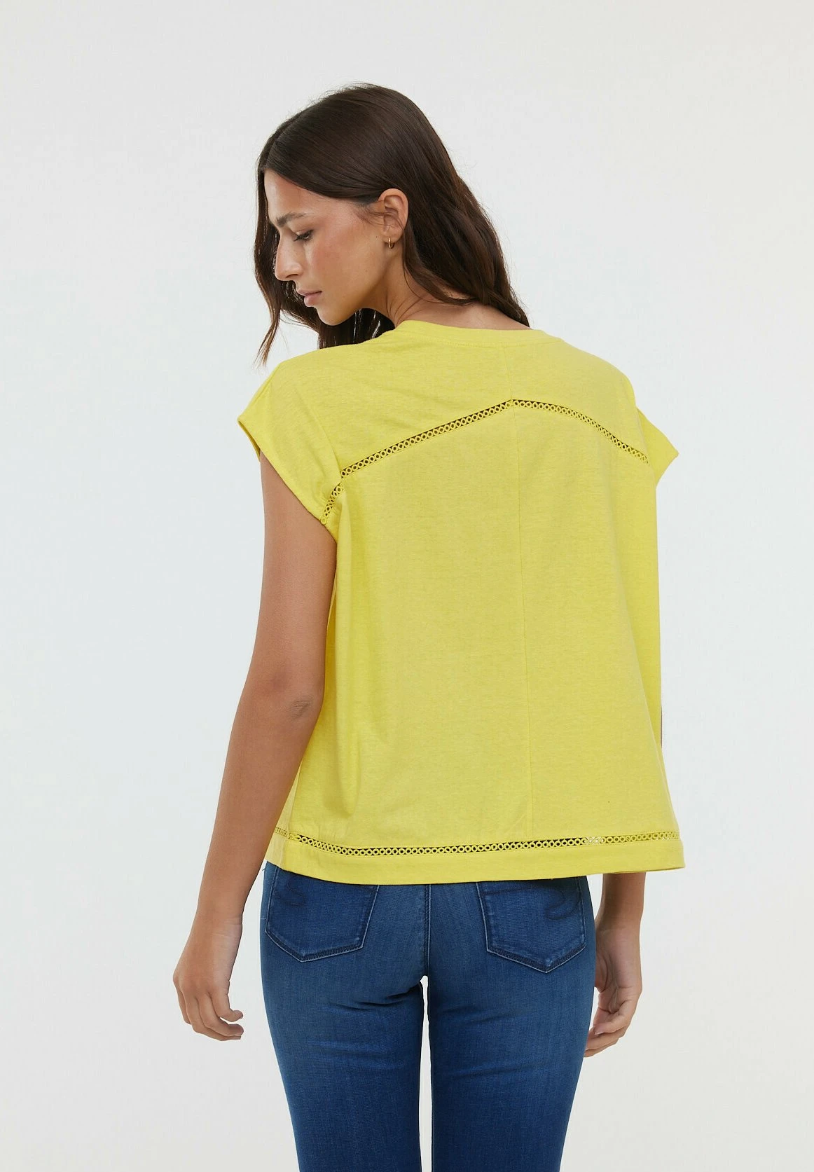 Lee Cooper Aniele Sm - T-Shirt Imprimé - Lemon 4 Lee Cooper Aniele Sm - T-Shirt Imprimé - Lemon – Image 2