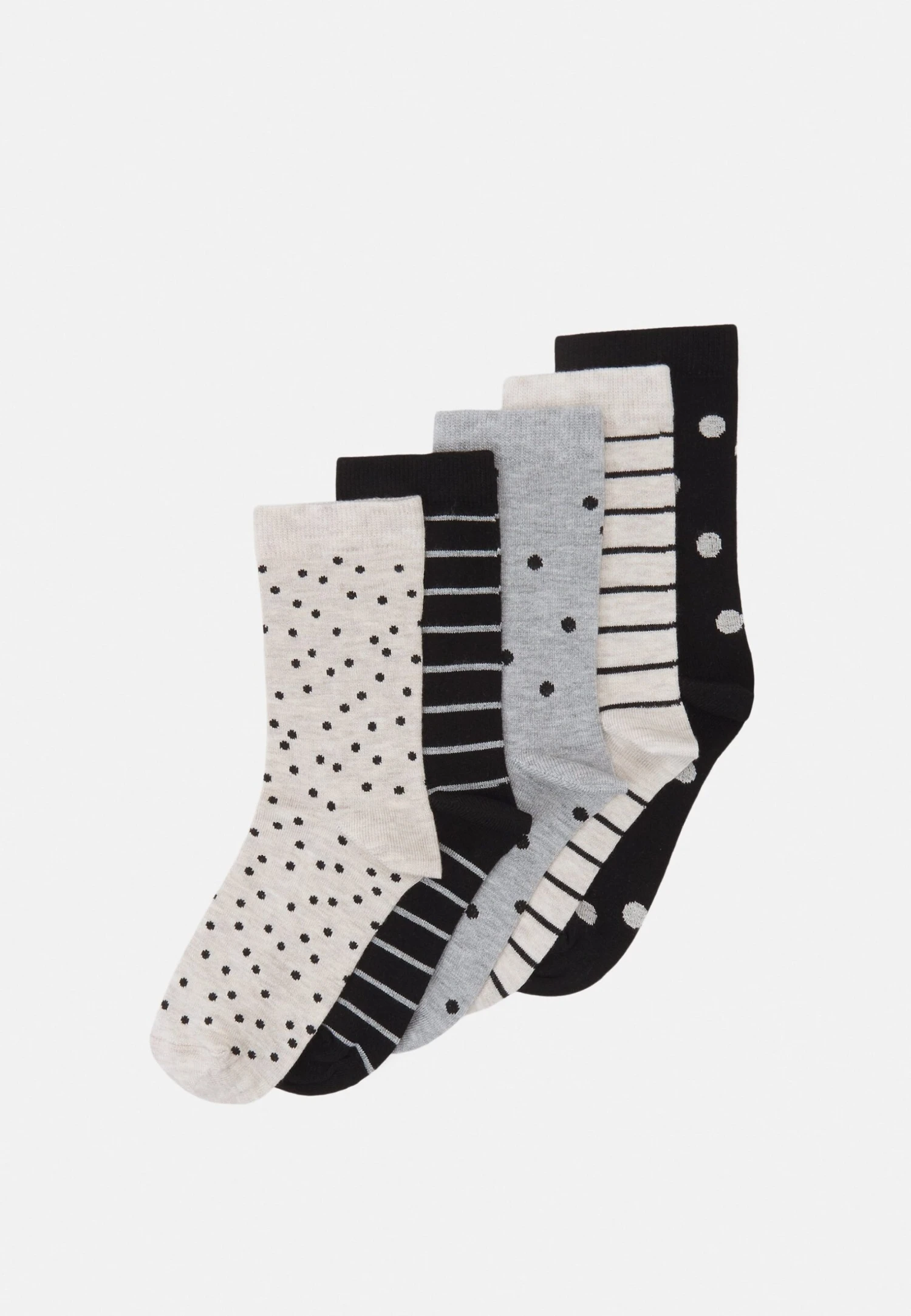 Anna Field 5 Pack - Chaussettes - Grey/Black 3 Anna Field 5 Pack - Chaussettes - Grey/Black