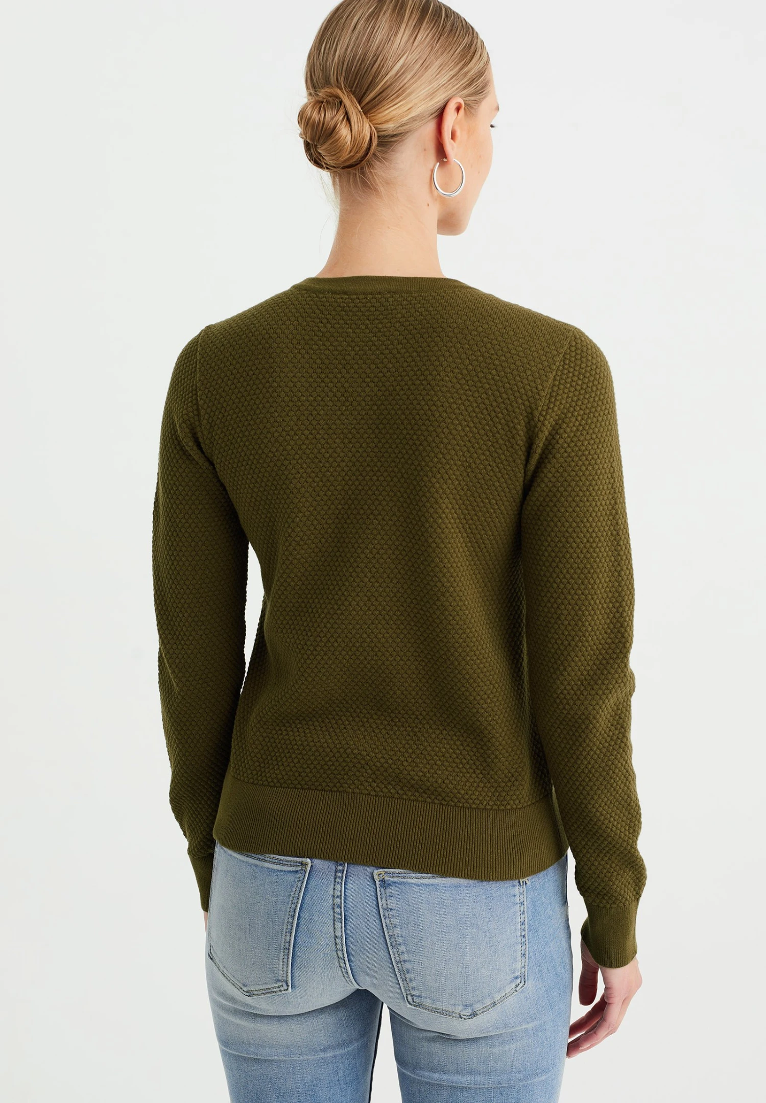 WE FASHION Met Structuur - Gilet - Green 5 WE FASHION Met Structuur - Gilet - Green – Image 3