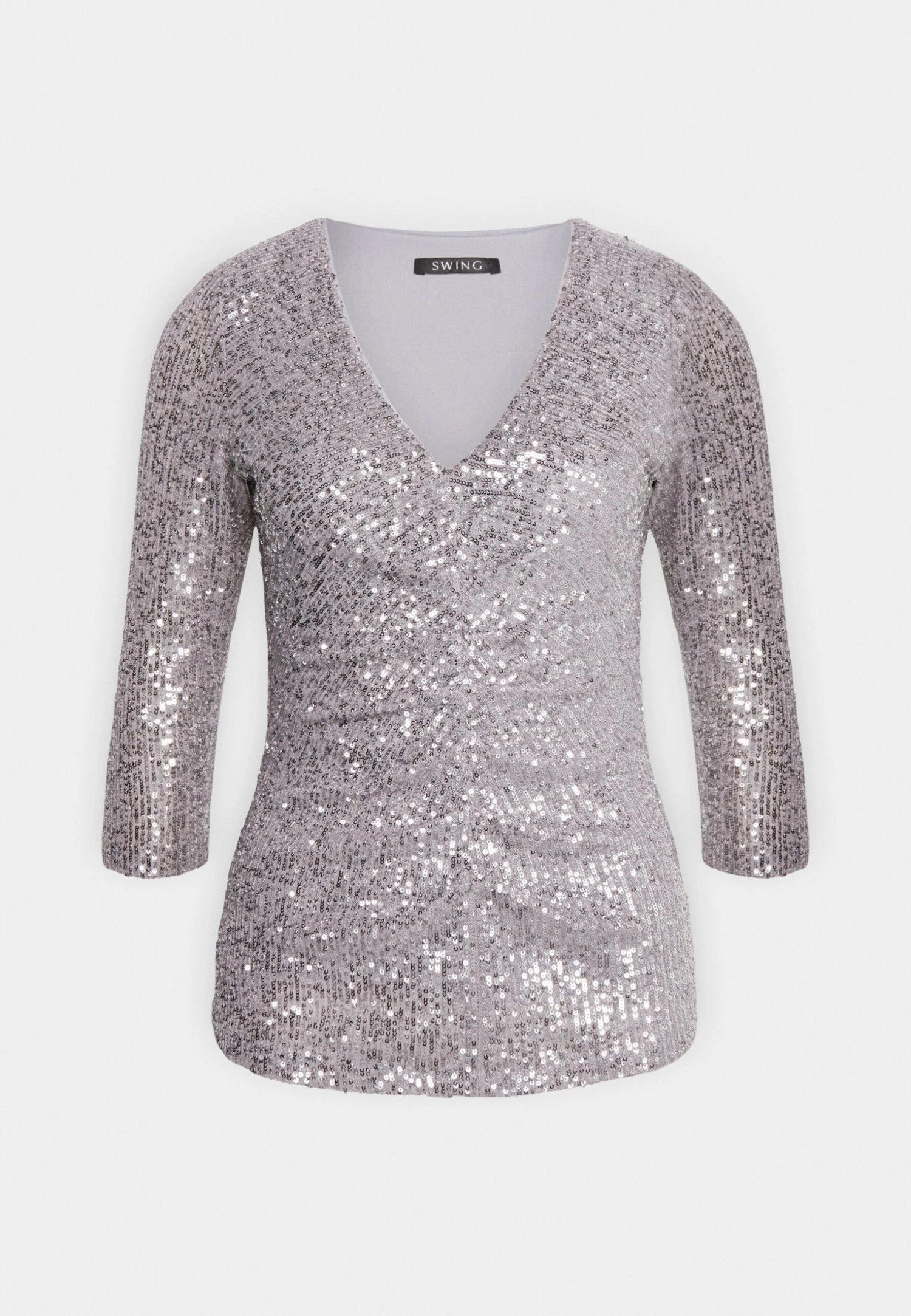 SWING Sequins - T-Shirt À Manches Longues - Silver Shadow 6 SWING Sequins - T-Shirt À Manches Longues - Silver Shadow – Image 4