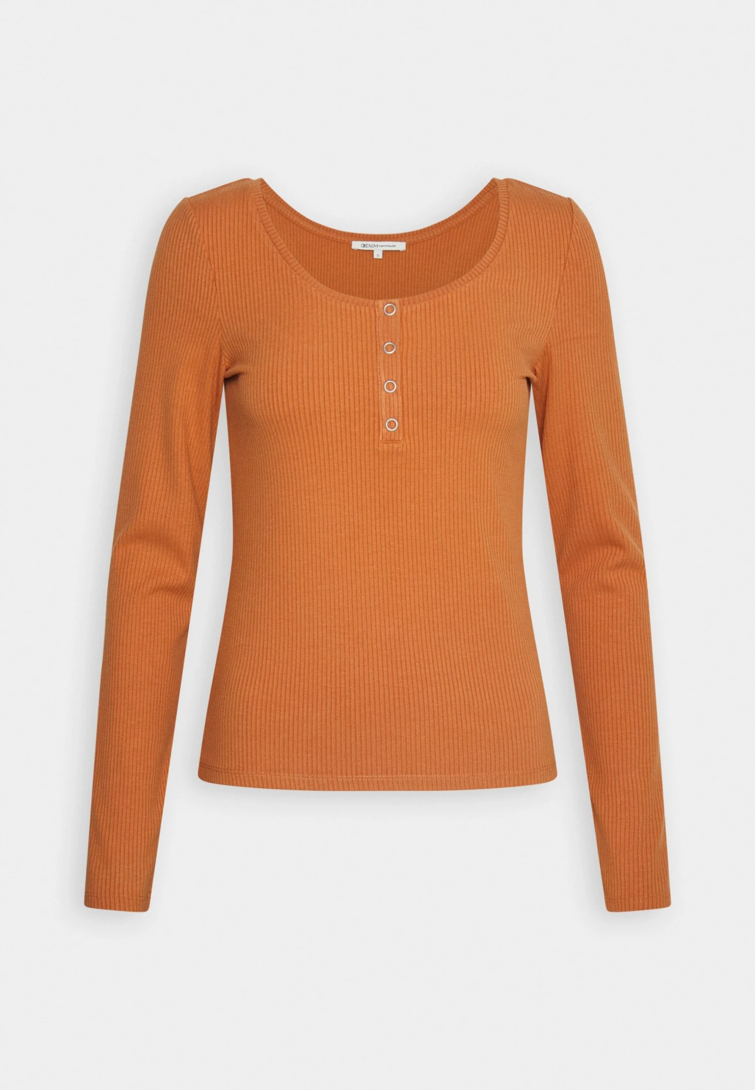 TOM TAILOR Denim T-Shirt À Manches Longues - Rusty Amber 6 TOM TAILOR Denim T-Shirt À Manches Longues - Rusty Amber – Image 4