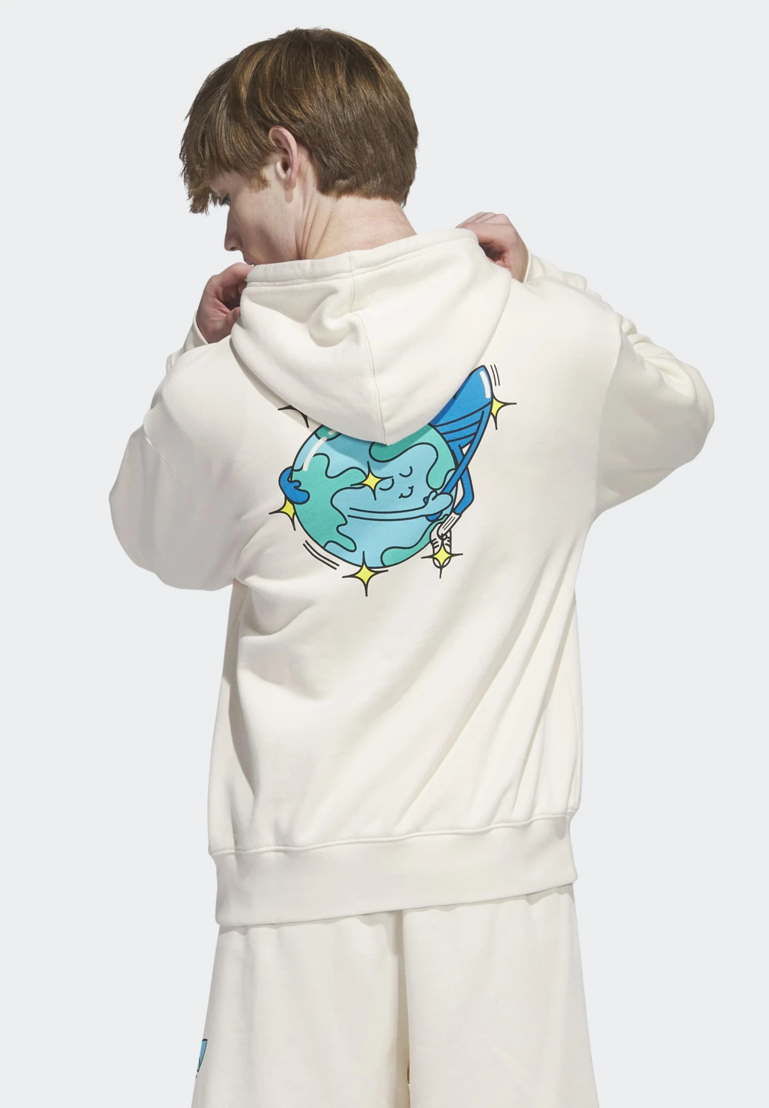 Adidas Originals Stacked E - Sweat À Capuche - Nondyed/Black/Mint Rush/Bright Cyan 3 Adidas Originals Stacked E - Sweat À Capuche - Nondyed/Black/Mint Rush/Bright Cyan