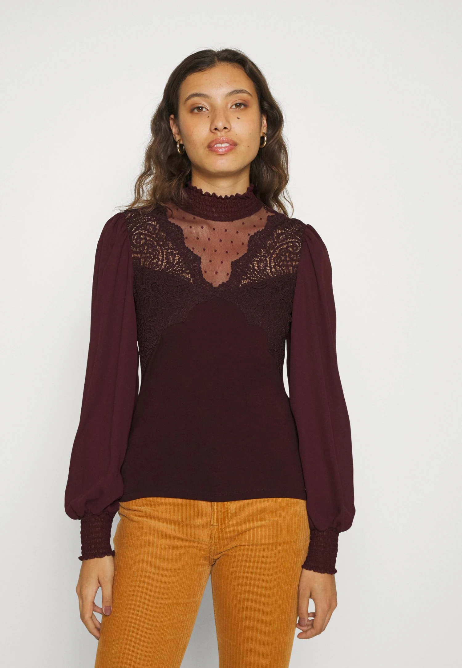 MORGAN Tony - T-Shirt À Manches Longues - Red Velvet 3 MORGAN Tony - T-Shirt À Manches Longues - Red Velvet