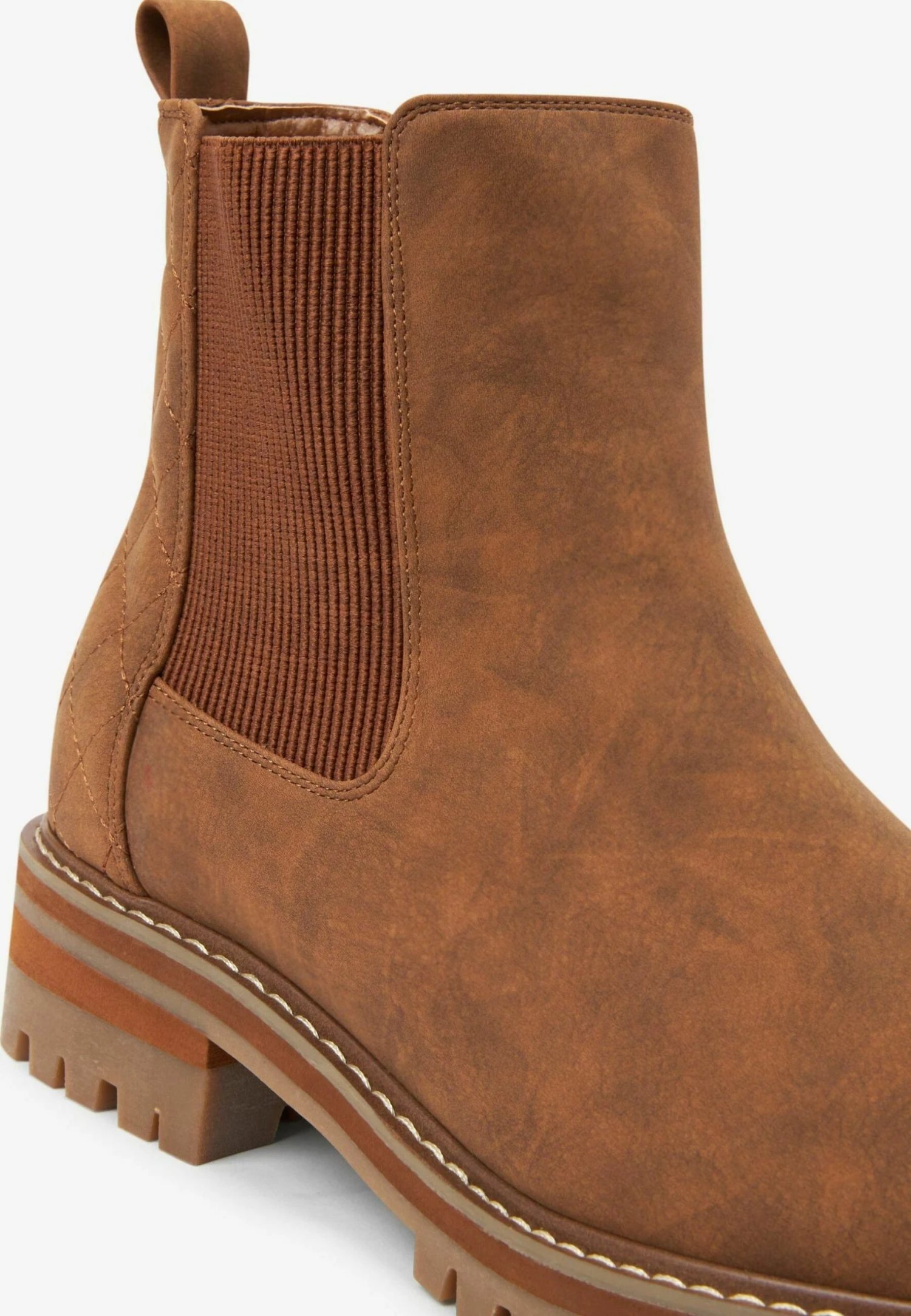 Next Forever Comfort Chunky Chelsea - Boots À Talons - Tan Brown 4 Next Forever Comfort Chunky Chelsea - Boots À Talons - Tan Brown – Image 2