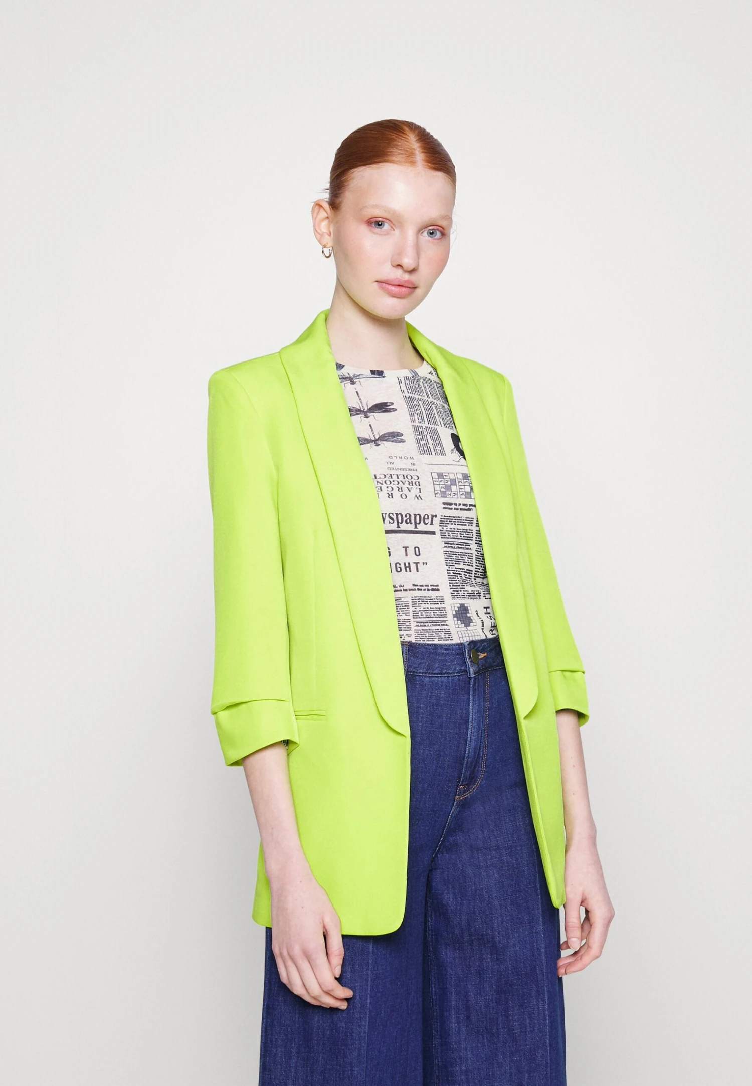 ONLY Onldubby 3/4 - Blazer - Lime Punch 3 ONLY Onldubby 3/4 - Blazer - Lime Punch